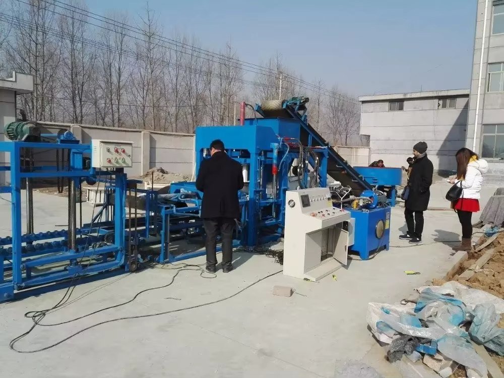 Automatic brick production line producing large quantities