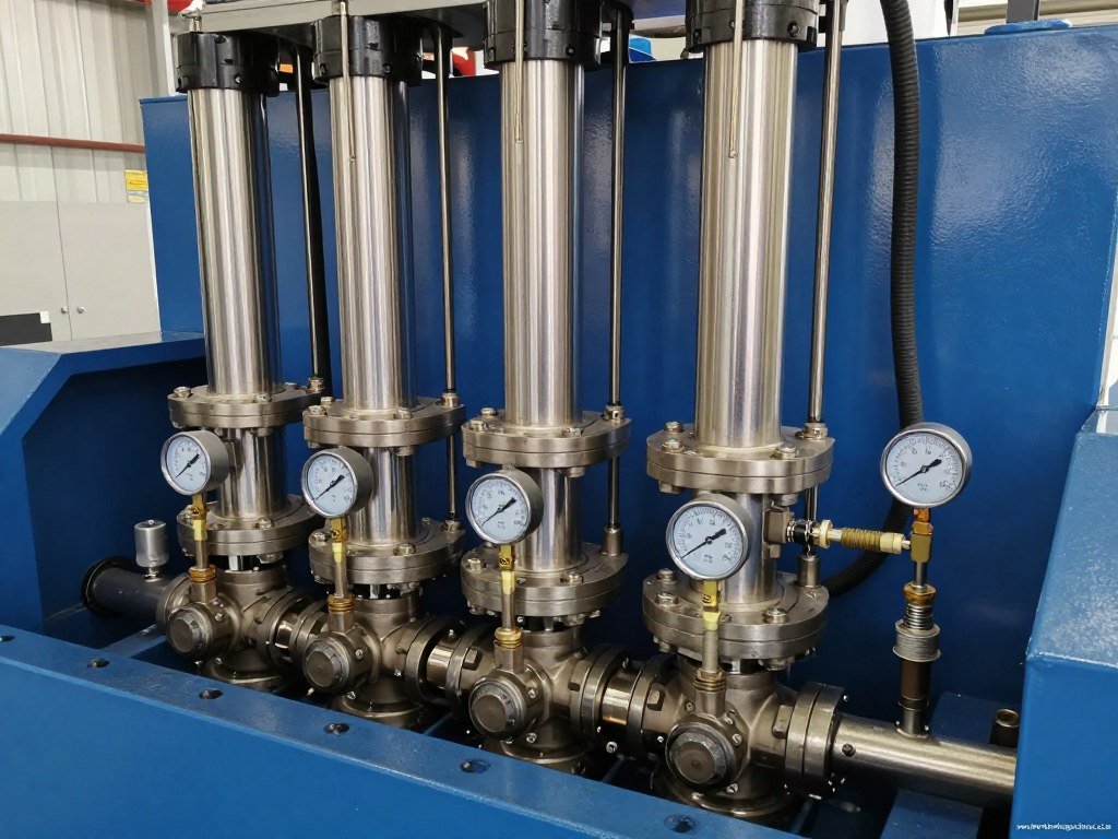 Hydraulic system of MAIKONG automatic brick making machine