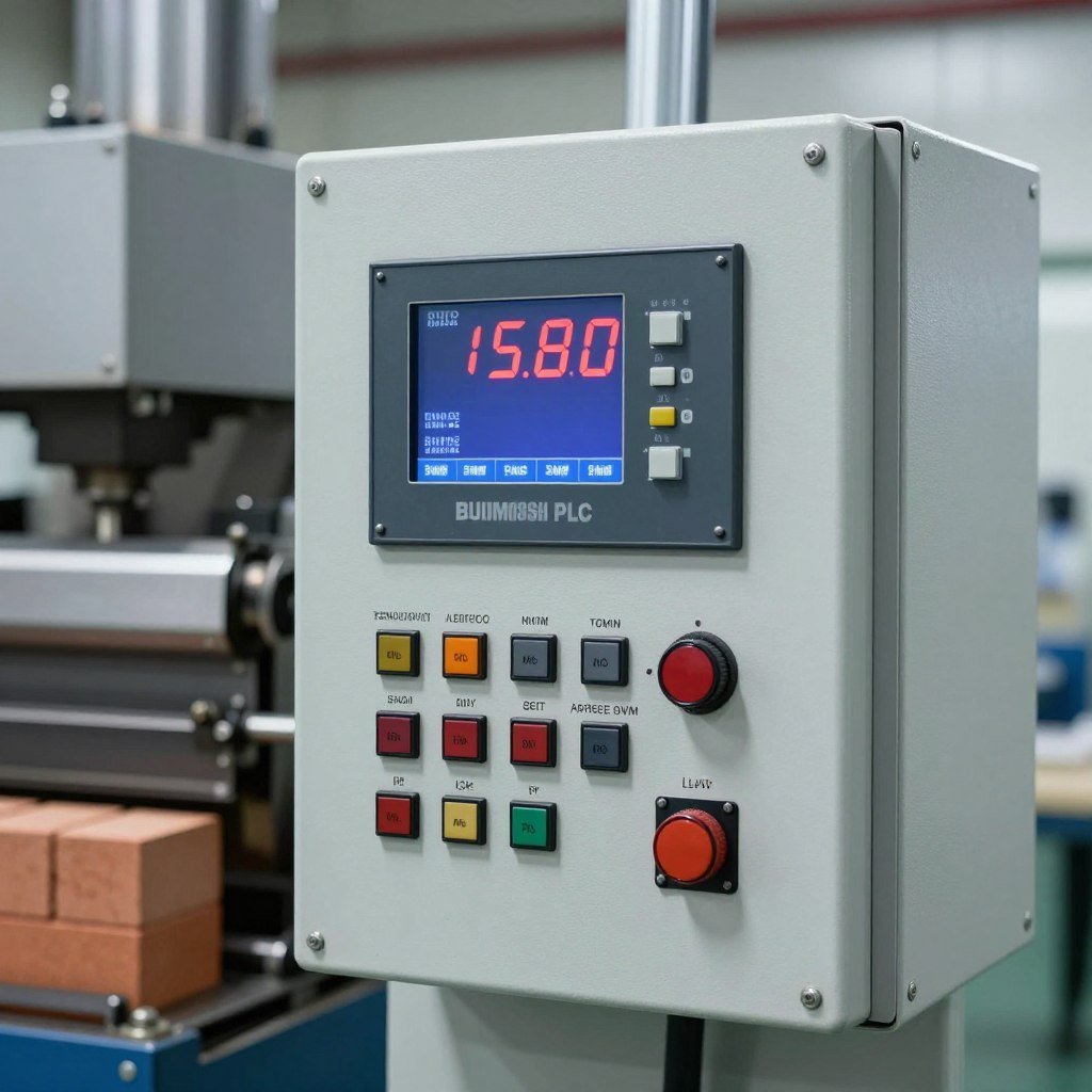 Mitsubishi PLC control system used in MAIKONG brick machines