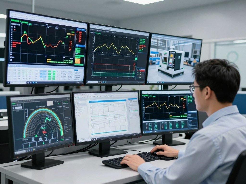 Remote diagnostics system for brick making machine monitoring