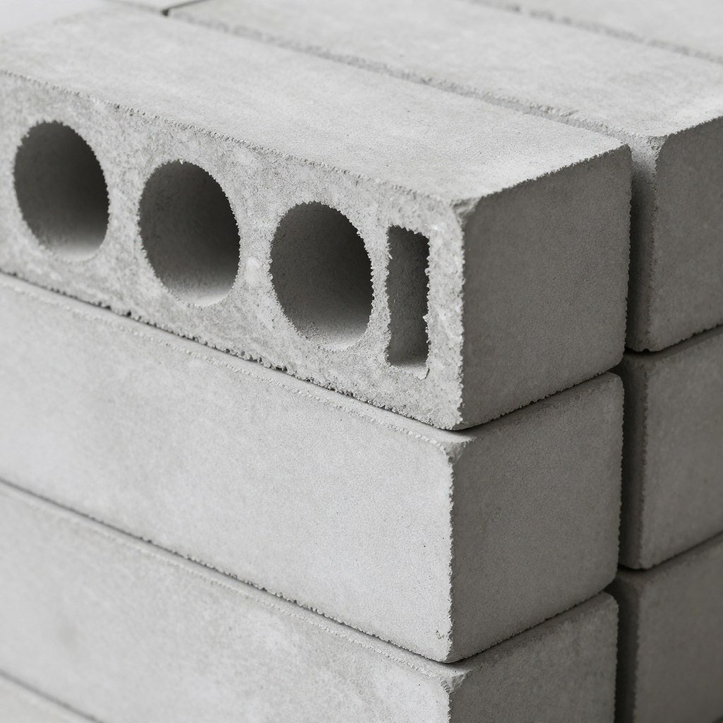 Solid bricks produced by MAIKONG manual brick machine