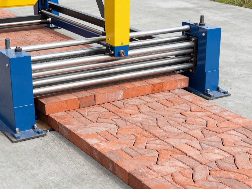 Specialized brick laying machine for interlocking pavers Specialized brick laying machine for interlocking pavers