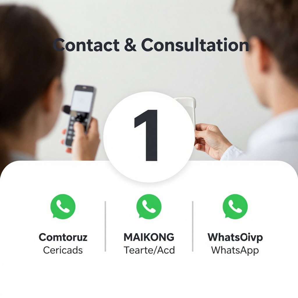 Step 1: Contact MAIKONG for cement block making machine information