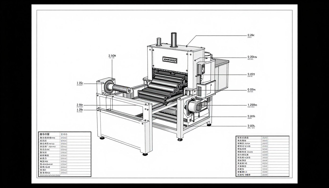 Technical diagram of MAIKONG Fully Automatic Brick Making Machine