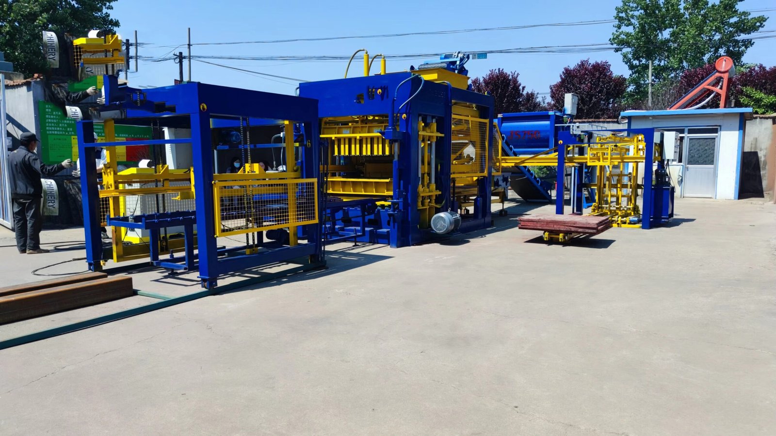 MAIKONG Stationary Brick Making Machine Plants