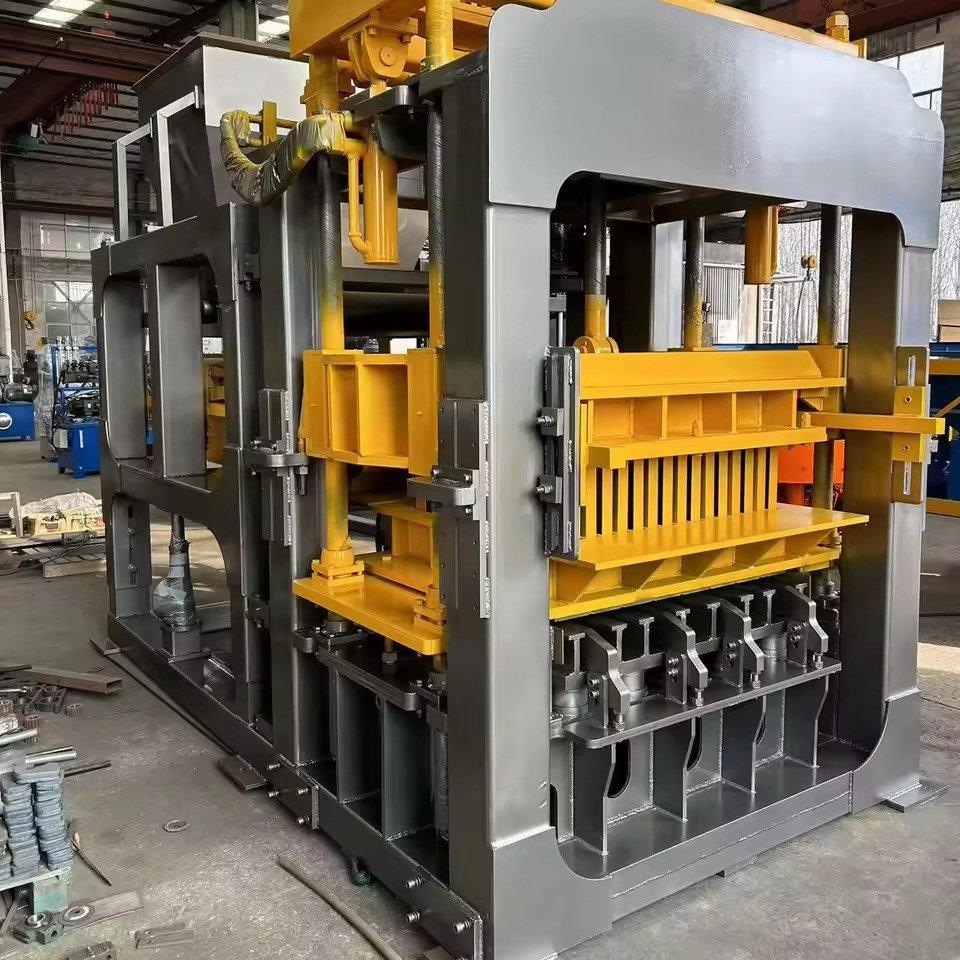 Modern brick manufacturing machine in operation at South African production facility
