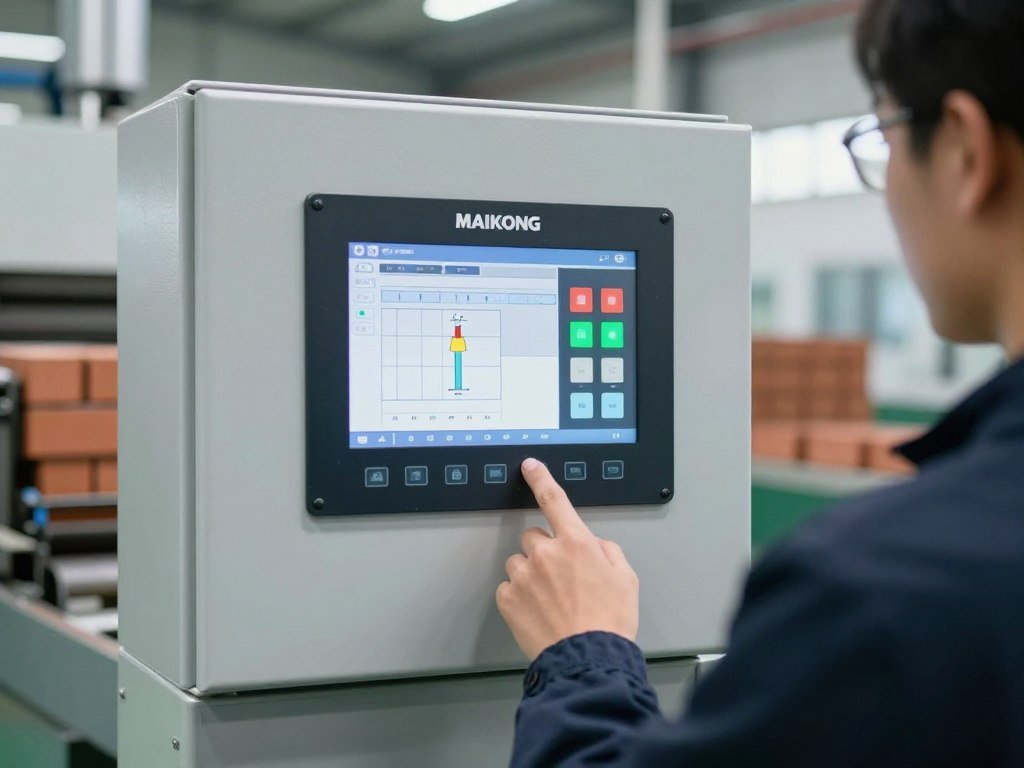 MAIKONG intelligent control panel for brick making machine