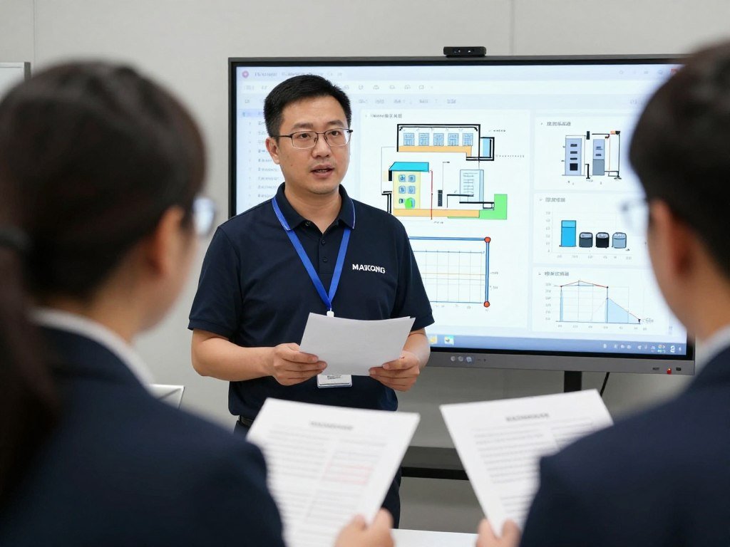 MAIKONG production capacity planning session with client