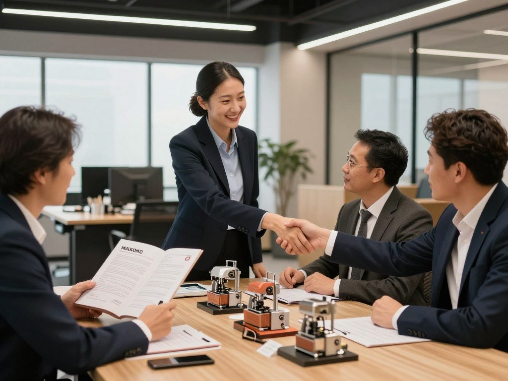 MAIKONG brick making machine distributor meeting in South Africa