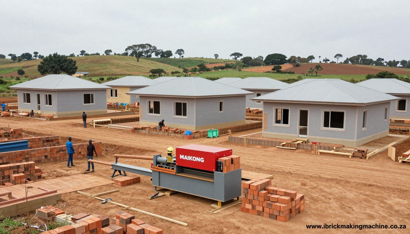 Rural housing project using MAIKONG brick machines Rural housing project using MAIKONG brick machines