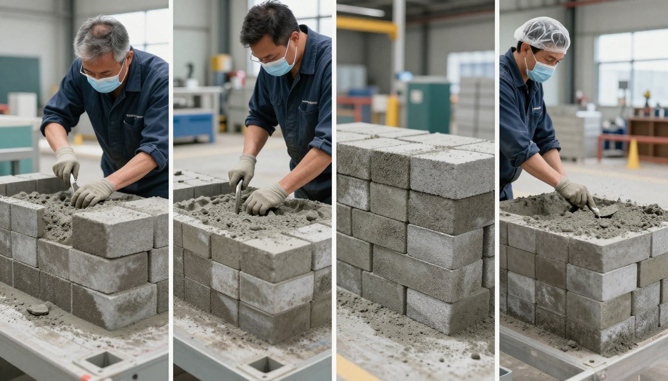 Comparison of different brick curing methods side by side Comparison of different brick curing methods side by side