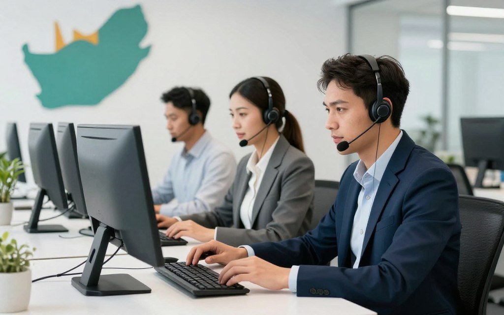 MAIKONG customer support team assisting South African clients