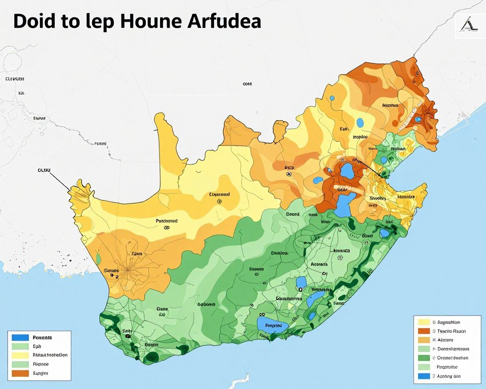 Map of South Africa showing different climate zones for brick curing Map of South Africa showing different climate zones for brick curing