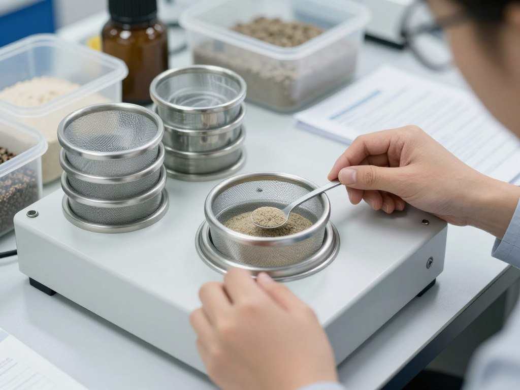 Quality control testing of raw materials for brick production