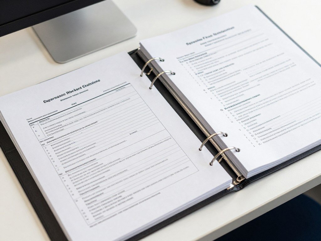 Safety documentation binder and operator certification records