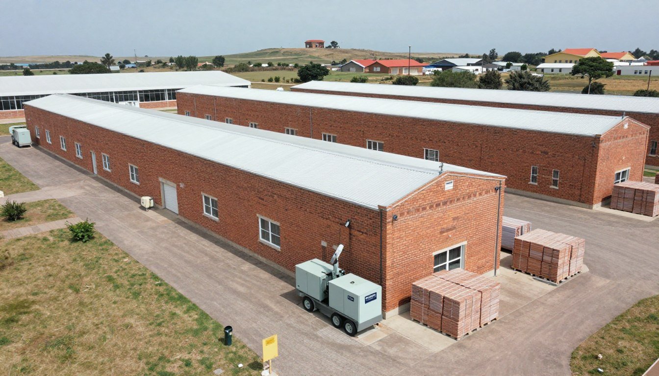 Small brick production facility ready for expansion