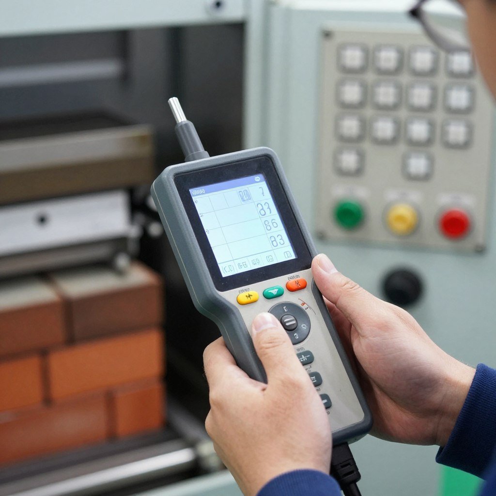 Vibration monitoring device measuring operator exposure levels