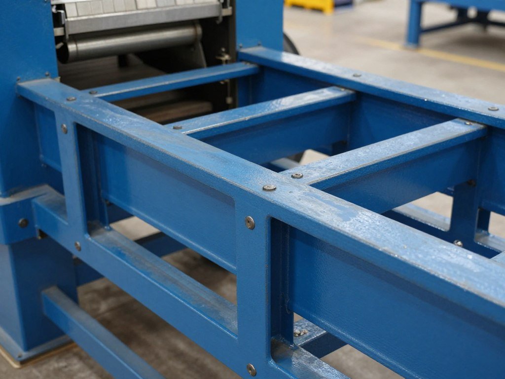Heavy-duty steel frame of brick making machine Heavy-duty steel frame of brick making machine