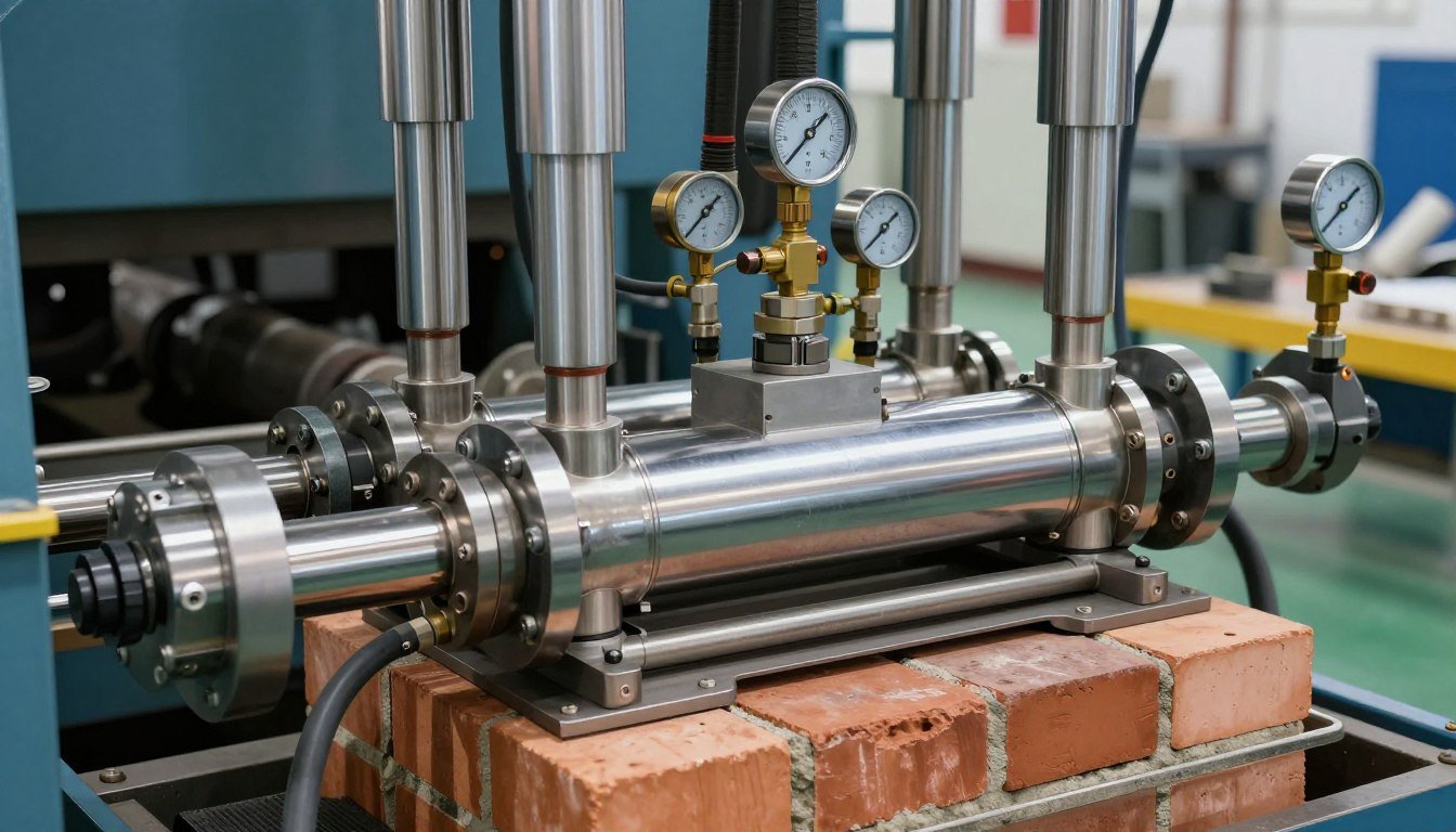 Hydraulic pressure system components of earth brick making machine Hydraulic pressure system components of earth brick making machine