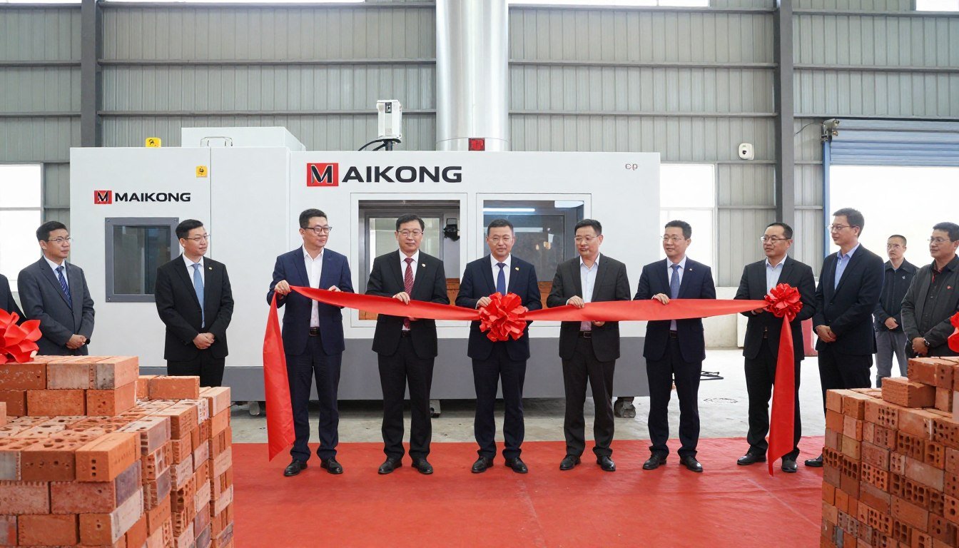 New brick making plant starting production New brick making plant starting production