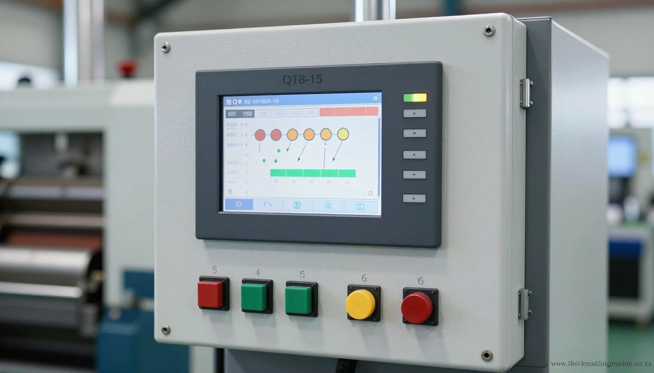 QT8-15 brick making machine control panel QT8-15 brick making machine control panel