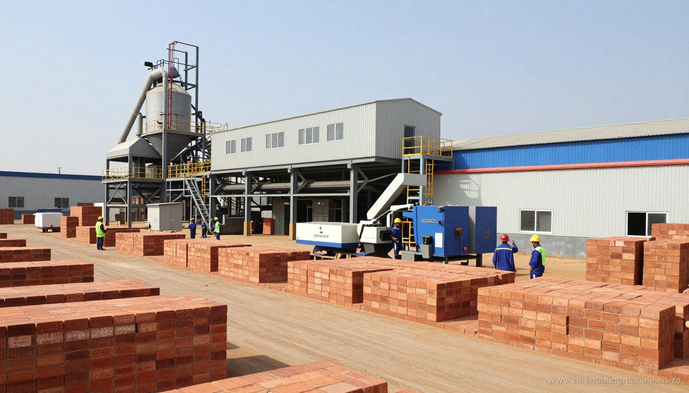Successful South African brick production facility Successful South African brick production facility